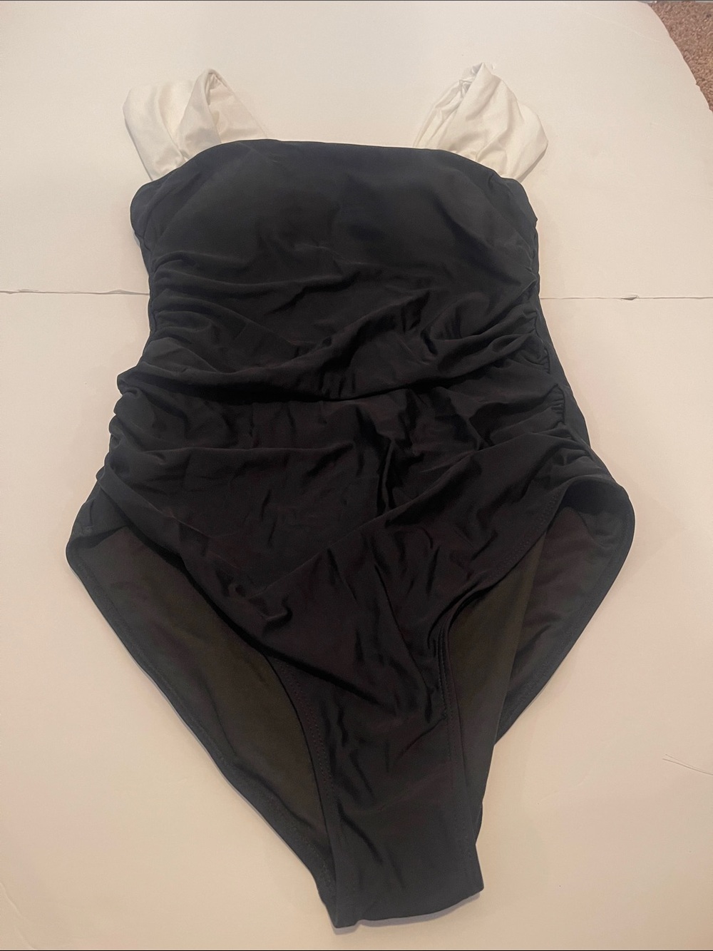 Never Worn! Black & White One-Piece Swimsuit - Classic Women’s Swimwear